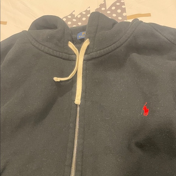 Polo Black Zip-Up Hoodie and Sweatpants Set - Picture 2 of 5